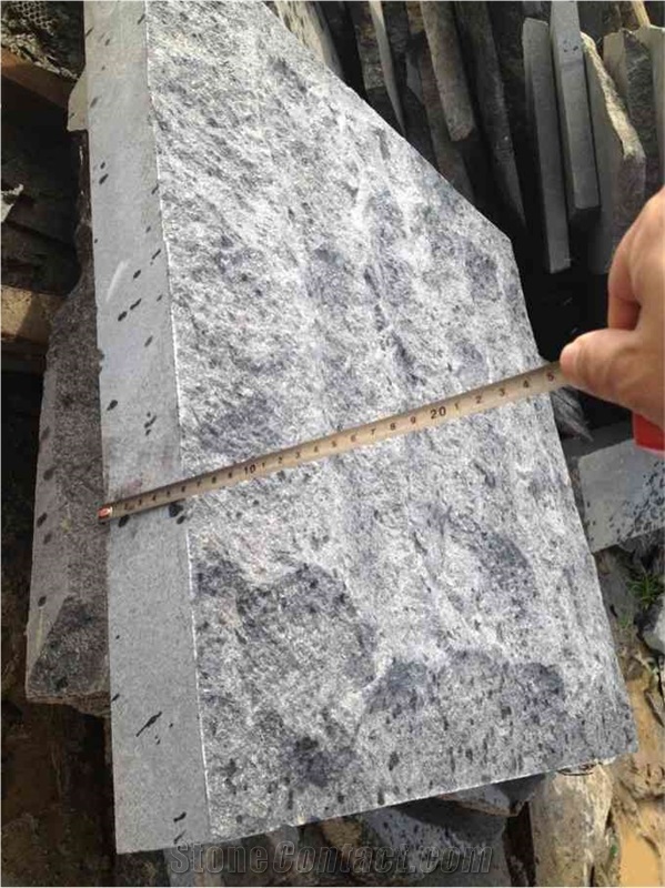 G684 China Black Basalt Black Galaxy Black Pearl Fuding Black Cleft Mushroom Wall Tile