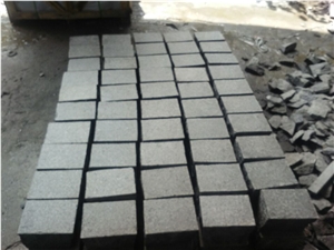 G684 China Black Basalt Black Galaxy Black Pearl Fuding Black Cleft Natural Split Cube Paver