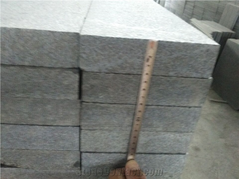 G684 China Black Basalt Black Galaxy Black Pearl Fuding Black Flamed Tile & Slab
