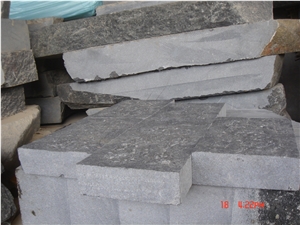 G684 China Black Basalt Star Galaxy Crystal Black Black Pearl Fuding Black Mushroom Cleft Floor Covering Paver