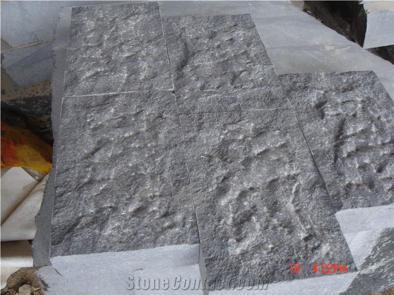 G684 China Black Basalt Star Galaxy Crystal Black Black Pearl Fuding Black Mushroom Cleft Floor Covering Paver