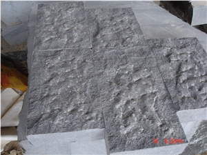 G684 China Black Basalt Star Galaxy Crystal Black Black Pearl Fuding Black Mushroom Cleft Floor Covering Paver
