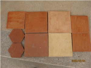 Handmade Terracotta Glazed Antique Tile