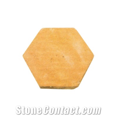 Handmade Terracotta Tile / Antique Tile / Terre Cuite/ Terracotta / Hexagon