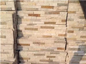 Rustic Quartize Veneer Wall Tile Culture Stone Wall Panel Ledge Stone
