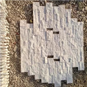 China White Quartzite Ledge Stone Veneers
