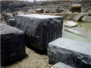 Black Galaxy Granite Blocks (Raw Material)