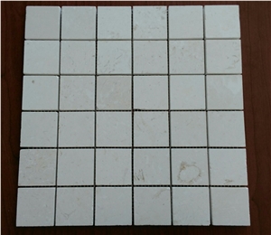 Shellstone Wall Mosaics, White Limestone Mosaic