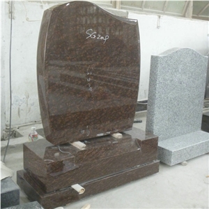 Half Ogee Serp Headstone in Cats Eye