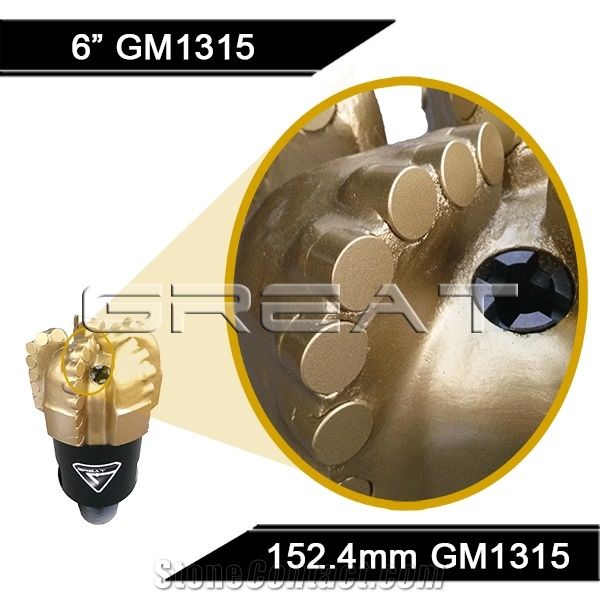 Pdc Cone Drill Bit Tungsten Carbide Material High Abrasion Pdc Cutters