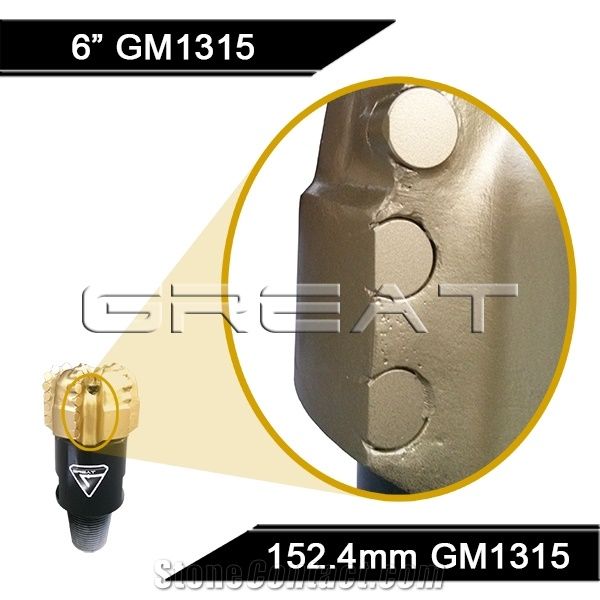 Pdc Cone Drill Bit Tungsten Carbide Material High Abrasion Pdc Cutters