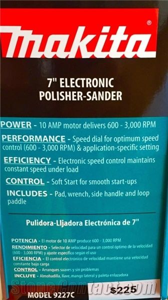 Makita Electronic Polisher, Sander