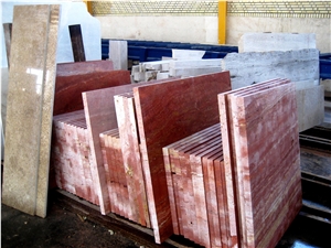 Red Travertine Tiles & Slabs, Red Polished Travertine Flooring Tiles, Wall Covering Tiles