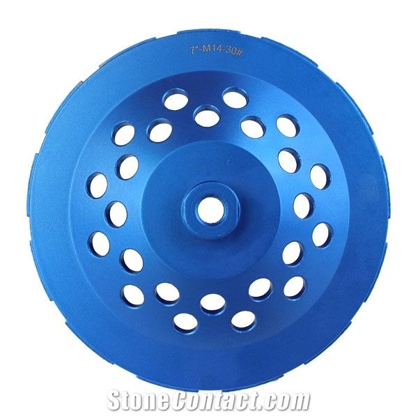 7" 180mm Single Row Diamond Cup Wheel