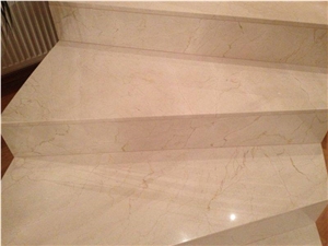 Crema Fantasia Marble Staircase