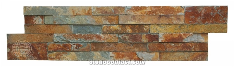 Beige Slate Cultured Stone,Ledge