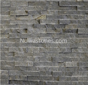Dark Gray Basalt Brick Mosaic