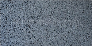 Dark Gray Basalt Tile (Sawn Cut) and Dark Gray Lava Tile (Bush Hammered)