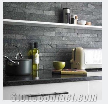 Silver Gray Quartzite Stack Stone