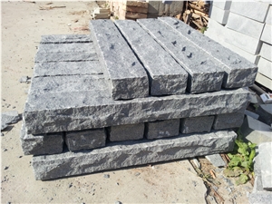 G654 Black Granite Kerbstone