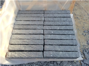 G654 Black Granite Kerbstone