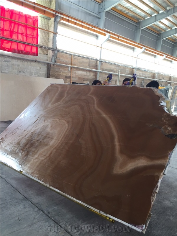 Chocolate Onyx Tiles & Slabs, Brown Polished Flooring Tiles, Walling Tiles