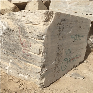 Persian Silver Travertine Blocks, Grey Travertine Blocks