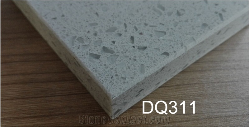 Grey Big Granule with Mirror Effect