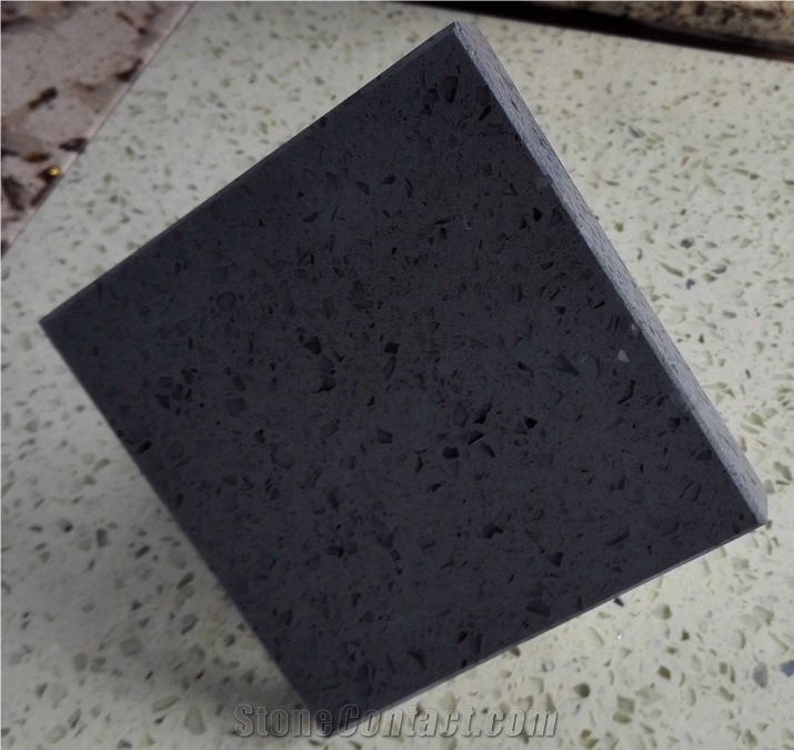 Grey Big Granule with Mirror Effect