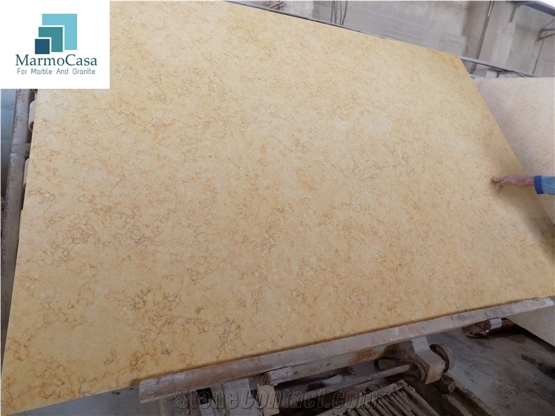 Sunny Dark Marble Tiles & Slabs, Yellow Polished Marble Flooring Tiles, Walling Tiles