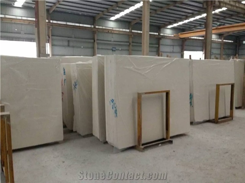 Honed Good Quality Moca Crema Limestone Tiles & Slab