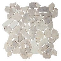 beige travertine Natural Stone wall Mosaics