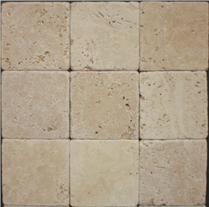 Classic Travertine Tumbled, Beige Travertine Tiles & Slabs