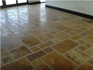 Gold Travertine Slabs and Tiles, Yellow Travertine Tiles & Slabs Turkey