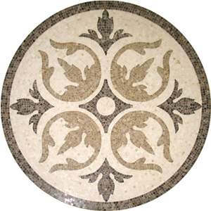 Multicolor Marble Mosaic Medallions