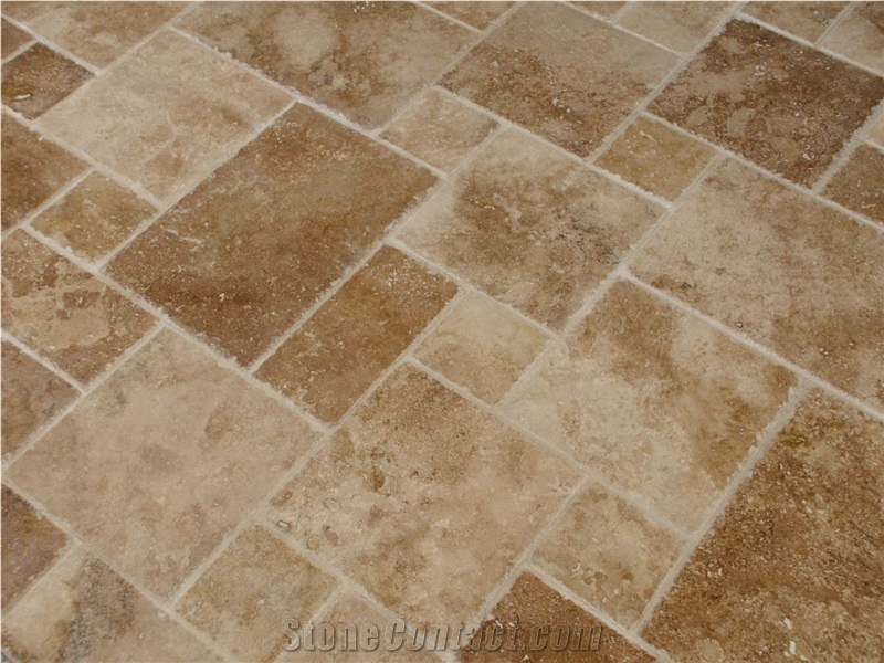 Noce Travertine from Turkey Tiles & Slabs, Brown Travertine Tiles & Slabs
