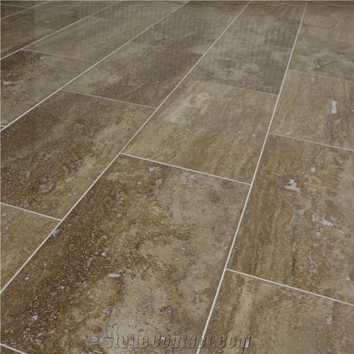 Noce Travertine from Turkey Tiles & Slabs, Brown Travertine Tiles & Slabs