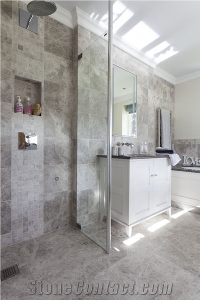 Tundra Grey Marble Tiles & Slabs, Polished Marble Flooring Tiles, Walling Tiles