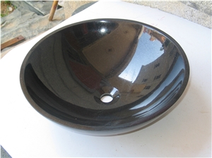 Natural Stone Bathroom Wash Sinks, Kitchen Vessel Round Basins, Black Granite Round Sink, Outdoor & Indoor Polished Surface Wash Bowls Oval Basins Natural Stone Bathroom Wash Sinks, Kitchen Vessel Round Basins, Black Granite Round Sink, Outdoor & Indoor Polished Surface Wash Bowls Oval Basins