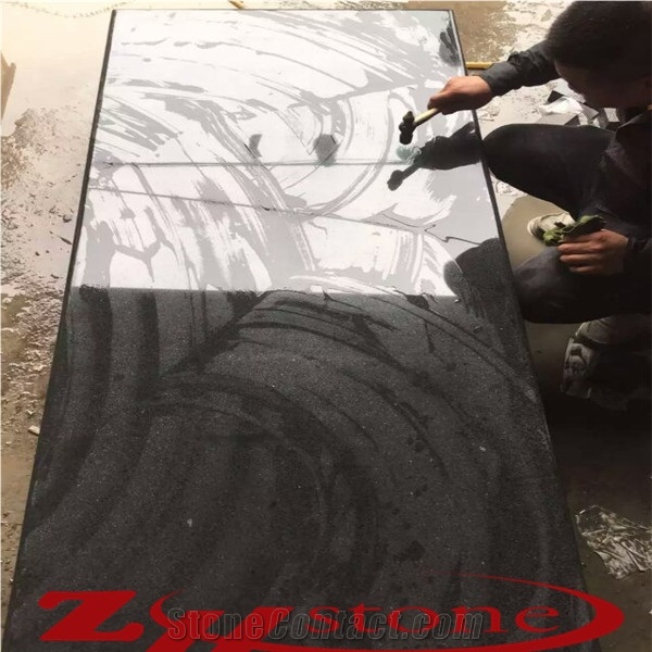 Polished 1/4 Bullnose China Nero Impala,Dark Barry Grey, Padang Dunkel Granite G654 Kitchen Countertops, Island Tops, Worktops, Solid Surface Custom Countertops