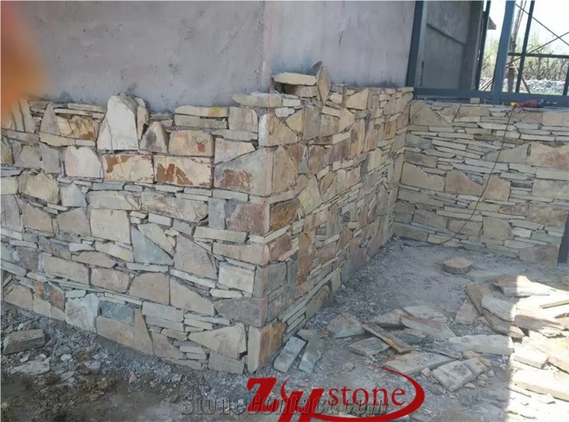 Retaining Wall Multicolor ,Natural Surface