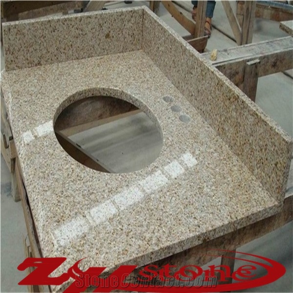 Rusty Yellow,Giallo Rusty,Yellow Rust Granite Granite G682 Bathroom Countertops, Custom Vanity Tops, Solid Surface Vanity Tops,Engineered Stone Bathroom