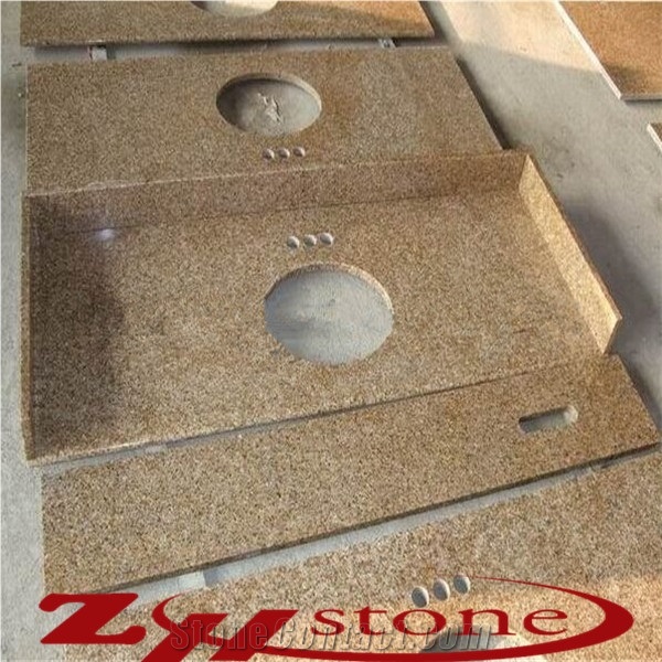 Rusty Yellow,Giallo Rusty,Yellow Rust Granite Granite G682 Bathroom Countertops, Custom Vanity Tops, Solid Surface Vanity Tops,Engineered Stone Bathroom