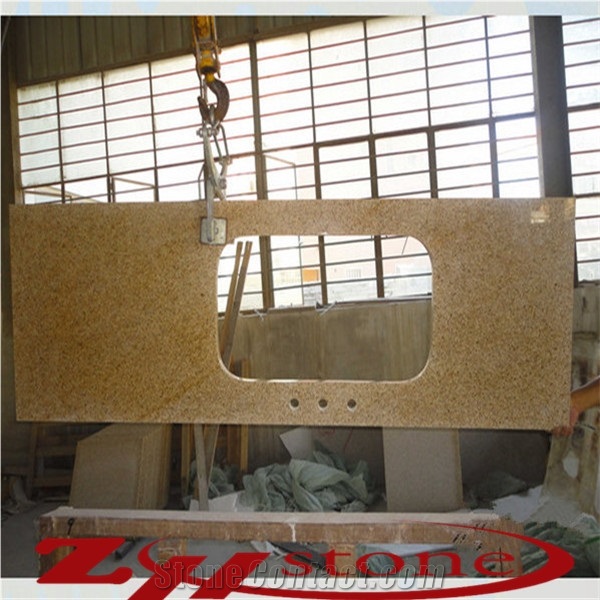 Rusty Yellow,Giallo Rusty,Yellow Rust Granite Granite G682 Bathroom Countertops, Custom Vanity Tops, Solid Surface Vanity Tops,Engineered Stone Bathroom