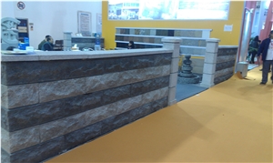 Cheap China Grey Granite G603 Natural Split Granite Mushroom Stone&Panels,Mushroom Wall Cladding,Mushroomed Stone