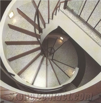 Cheap China Natural Stone Grey Granite Polished Step&Stair,Tread,Riser