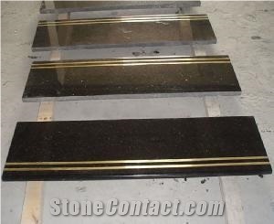 Cheap China Natural Stone Mongolia Abosolute Black Granite Polished Step&Stair,Tread