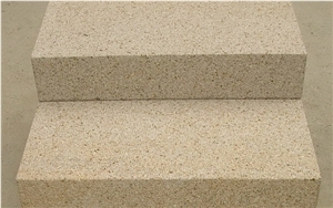 Cheap China Natural Stone Yellow Rust G682 Granite Flamed Step&Stair,Tread Cheap China Natural Stone Yellow Rust G682 Granite Flamed Step&Stair,Tread