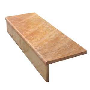Cheap China Natural Yellow Sandstone Polished Step & Stair,Tread,Riser