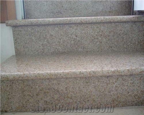 Cheap China Yellow Rust Natural Stone G682 Granite Polished Step&Stair,Tread,Riser